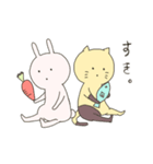 ねことうさぎのせいかつ（個別スタンプ：2）