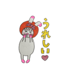 みかんうさぎカップル ロキ＆ミロ（個別スタンプ：13）