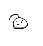 白い谜の生き物（個別スタンプ：12）