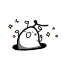 白い谜の生き物（個別スタンプ：25）