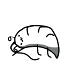 白い谜の生き物（個別スタンプ：32）