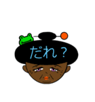 もじ 文字 モジ (ばあちゃん)（個別スタンプ：2）