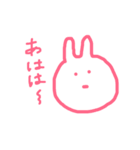 真顔うさぎ1（個別スタンプ：7）