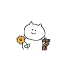 しろいねこちゃんのスタンプ（個別スタンプ：37）