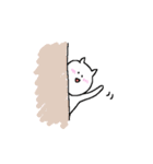 しろいねこちゃんのスタンプ（個別スタンプ：40）