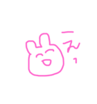 つかれたうさぎ（個別スタンプ：2）
