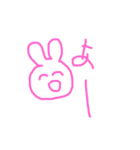つかれたうさぎ（個別スタンプ：4）
