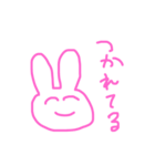 つかれたうさぎ（個別スタンプ：22）