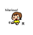 使いやすい表現 英語付き（個別スタンプ：4）
