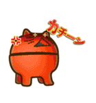 素焼きのネコ（個別スタンプ：16）