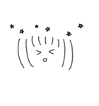 しろいしかくのなかの女の子（個別スタンプ：4）