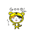 よく使うスタンプ【三毛猫の虎猫さん】（個別スタンプ：10）