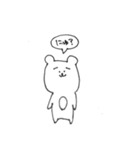 すっとぼけた顔のくま（その1）（個別スタンプ：20）