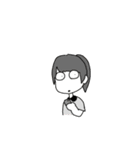 意識が低い女子大生（個別スタンプ：9）