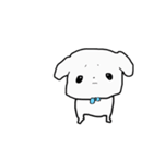 顔に出るタイプの丸刈りペキニーズ（個別スタンプ：3）