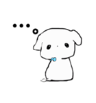 顔に出るタイプの丸刈りペキニーズ（個別スタンプ：9）