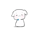 顔に出るタイプの丸刈りペキニーズ（個別スタンプ：14）