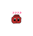 緑と赤の仲良し宇宙人 パート2（個別スタンプ：14）