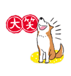 Every Day Dog 柴犬 日本語2（個別スタンプ：15）
