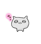 灰色にゃんこさん（個別スタンプ：14）