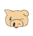 ラッキーピッグ-2（個別スタンプ：4）