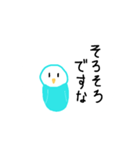 笑顔の青い鳥（個別スタンプ：14）