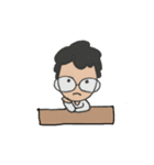 めがねのおとこのこ2（個別スタンプ：2）