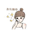 おしゃべり女の子と猫さん（個別スタンプ：12）