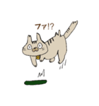 おしゃべり女の子と猫さん（個別スタンプ：36）
