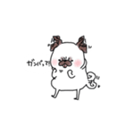うちのマンションのわんこたち（個別スタンプ：4）