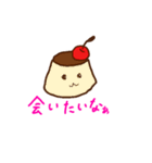 スポーツ好きなプリンのシンプルスタンプ（個別スタンプ：7）