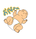 ぽっちゃりな赤ちゃん2（個別スタンプ：3）