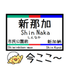 愛知 岐阜 犬山線 各務原線 気軽に今この駅（個別スタンプ：27）