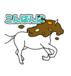 カレーを生き物にかける（個別スタンプ：3）