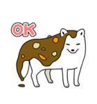 カレーを生き物にかける（個別スタンプ：4）
