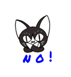 黒猫ちゃちゃ丸☆チャチャチャ♪（個別スタンプ：10）