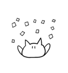 ゆるーい白ねこ（個別スタンプ：12）