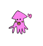 イカしたカラフル（個別スタンプ：1）