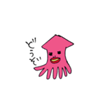イカしたカラフル（個別スタンプ：24）