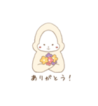 白いごりらくん。（個別スタンプ：19）