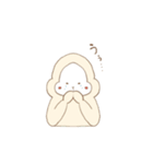 白いごりらくん。（個別スタンプ：22）