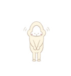 白いごりらくん。（個別スタンプ：24）