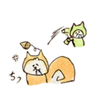 しばロール（マロン＆秋の栗拾い）（個別スタンプ：38）