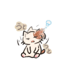 手のひらねこ（個別スタンプ：4）