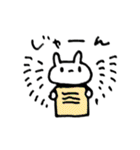 あんまり表情の変わらないうさぎ（個別スタンプ：2）