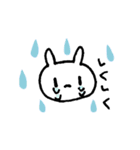 あんまり表情の変わらないうさぎ（個別スタンプ：24）