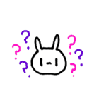 あんまり表情の変わらないうさぎ（個別スタンプ：38）