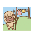 羊のほっとするスタンプ（個別スタンプ：25）