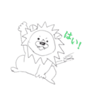手描きの動物たち（個別スタンプ：1）