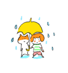 ねことわたしのだららん毎日（個別スタンプ：34）
